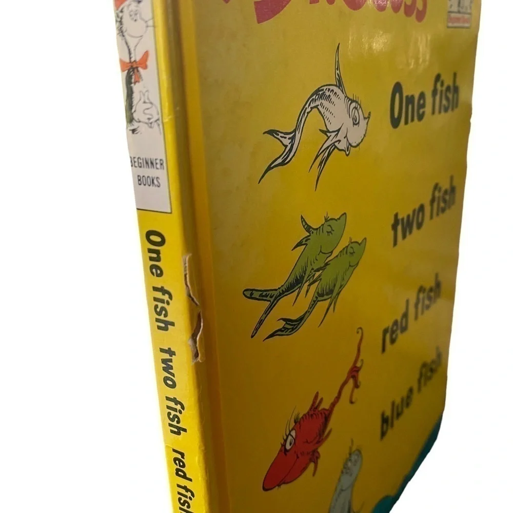 Dr. Seuss One Fish Two Fish Red Fish Blue Beginner Books Edition